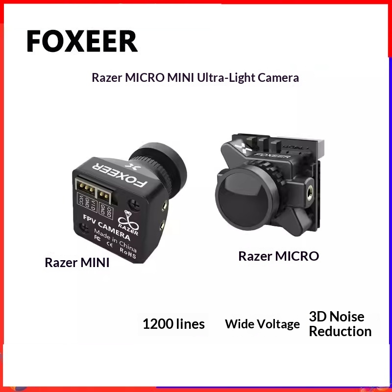 Drone Battery High Voltage - FOXEER Razer MICRO Ultraleichte 1200TVL High-Definition