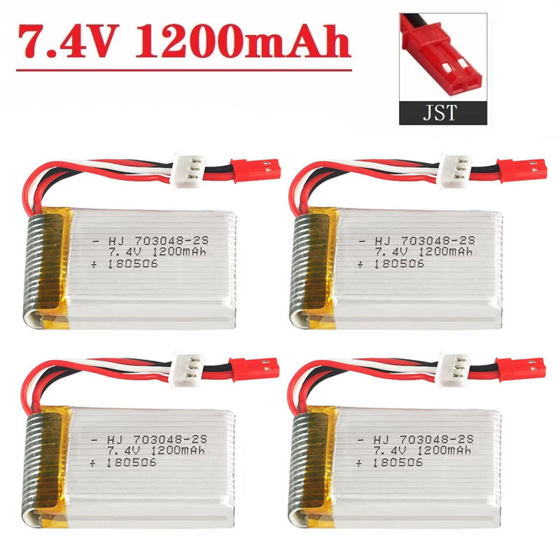 Drone Battery Connector - Lipo-Akku 2S 7,4 V 1200 mAh