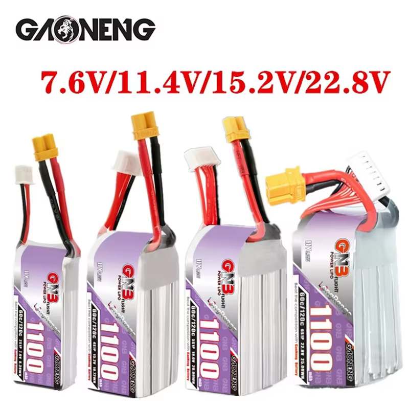 Drone Battery Connector - GNB 1100 mAh 2S 3S 4S