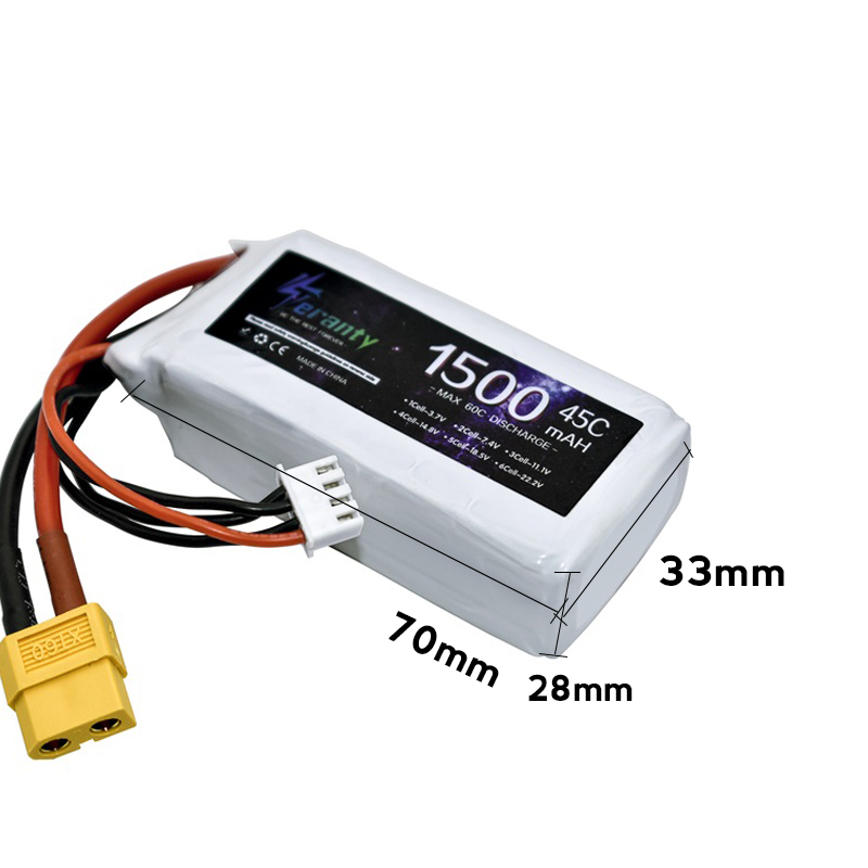 TERANTY 3s 45C 11,1V 1500mAh L – Drone Battery 3S Bewertung und Preis